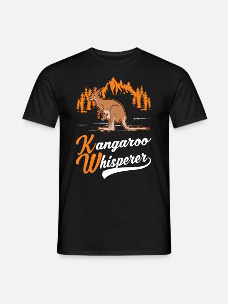 Kangaroo Whisperer Australia Kangaroo - Men's T-Shirt - black