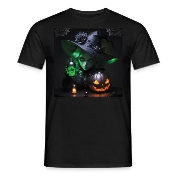 Gotisch - Männer T-Shirt - Schwarz - Vorne - AI Model Male 178 light (178cm)