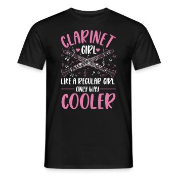 Clarinette Clarinettiste - T-shirt homme - noir - Devant - AI Model Male 178 light (178cm)