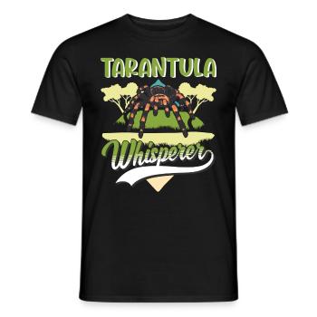 Tarantel Flüsterer Tarantula Whisperer - Männer T-Shirt - Schwarz - Vorne - AI Model Male 178 light (178cm)
