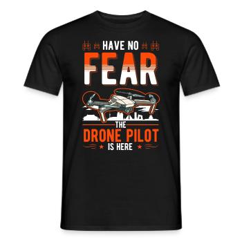 Drone Cadeau Drone Pilote Quadcopter - T-shirt homme - noir - Devant - AI Model Male 178 light (178cm)