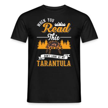 Tarantel Geschenk Spinne Tarantula - Männer T-Shirt - Schwarz - Vorne - AI Model Male 178 light (178cm)