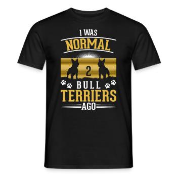 Cadeau Bull Terrier Miniature Bull Terrier - T-shirt homme - noir - Devant - AI Model Male 178 light (178cm)