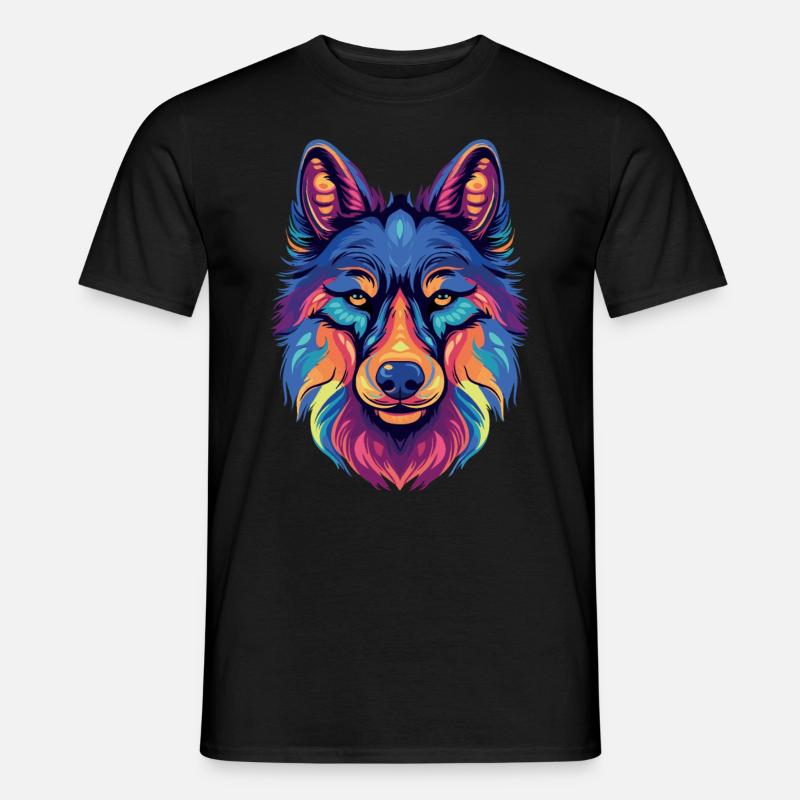 Sibirischer Husky Geschenk - Männer T-Shirt - Schwarz