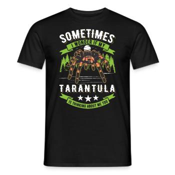 Tarantula Spider Tarantula - Men's T-Shirt - black - Front - AI Model Male 178 light (178cm)