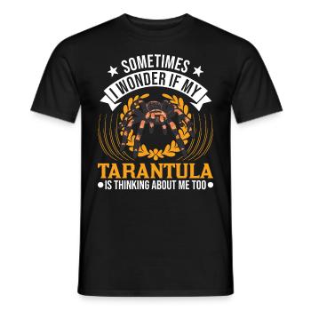 Tarantula Spider Tarantula - Men's T-Shirt - black - Front - AI Model Male 178 light (178cm)