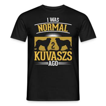 Kuvasz Cadeau Chien Hongrois - T-shirt homme - noir - Devant - AI Model Male 178 light (178cm)