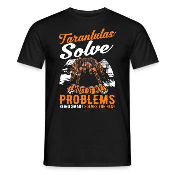 Tarantula Spider Tarantula - Men's T-Shirt - black - Front - AI Model Male 178 light (178cm)