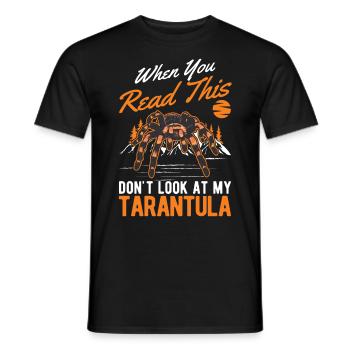 Tarantel Geschenk Spinne Tarantula - Männer T-Shirt - Schwarz - Vorne - AI Model Male 178 light (178cm)