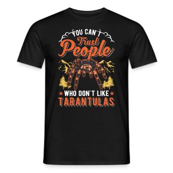 Tarentule Araignée de compagnie Tarentule - T-shirt homme - noir - Devant - AI Model Male 178 light (178cm)