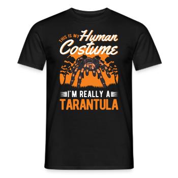 Tarantel Halloween Spinne Tarantula - Männer T-Shirt - Schwarz - Vorne - AI Model Male 178 light (178cm)