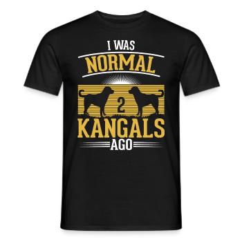 Kangal Anatolian Berger Chien Karabash - T-shirt homme - noir - Devant - AI Model Male 178 light (178cm)