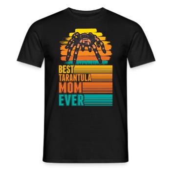 Meilleure maman Tarantula Jamais Tarantel Mama - T-shirt homme - noir - Devant - AI Model Male 178 light (178cm)