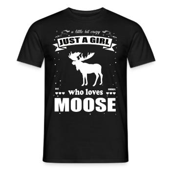 Just a Girl who loves Elche Outfit - Männer T-Shirt - Schwarz - Vorne - AI Model Male 178 light (178cm)