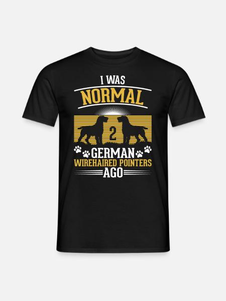 Deutsch Drahthaar Geschenk Besitzer - Männer T-Shirt - Schwarz