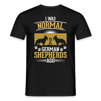 Cadeau de berger allemand - T-shirt homme - noir - Devant - AI Model Male 178 light (178cm)