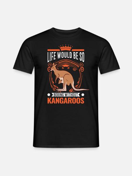 Australian Kangaroo Australia Kangaroo - Men's T-Shirt - black