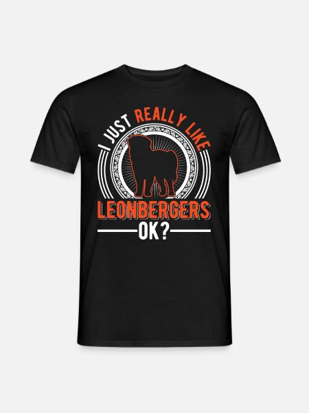 J’aime bien Leonberg - T-shirt homme - noir