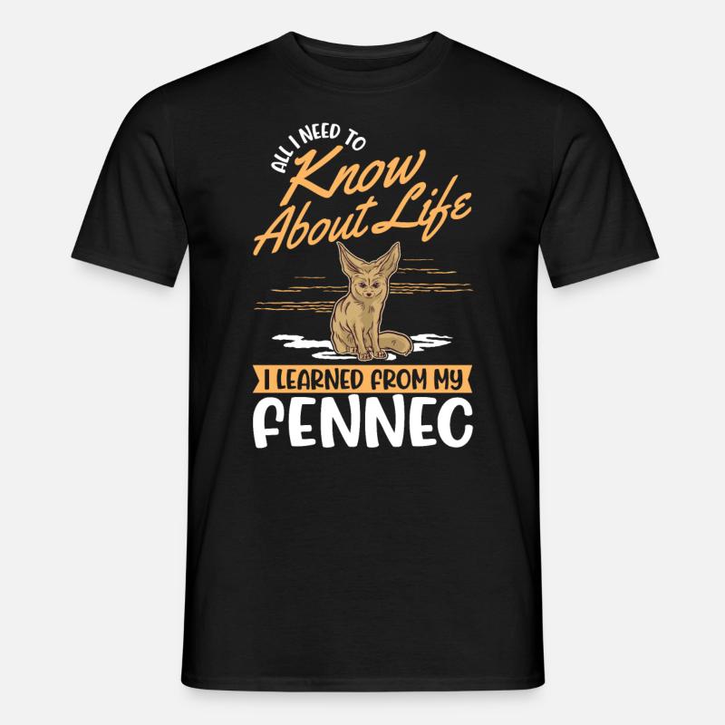 Fennec Gift Desert Fox - Men’s T-shirt - black
