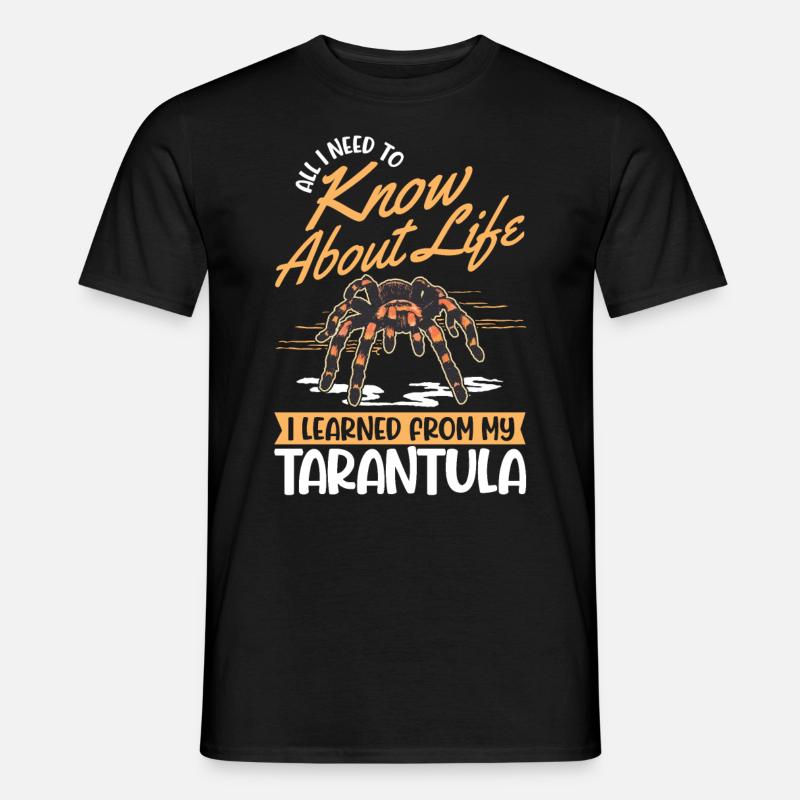 Tarentule Araignée Tarentule - T-shirt homme - noir
