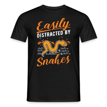 Propriétaire de serpent Serpent des blés Serpent - T-shirt homme - noir - Devant - AI Model Male 178 light (178cm)