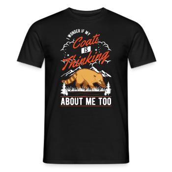 Coati Gift Coati Proboscis Bear - Men's T-Shirt - black - Front - AI Model Male 178 light (178cm)