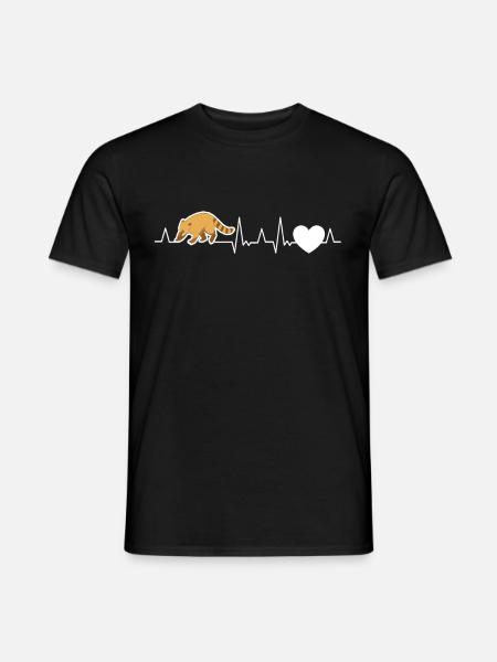 Ostronosy Heartbeat Ostronosy - T-shirt męski - czarny
