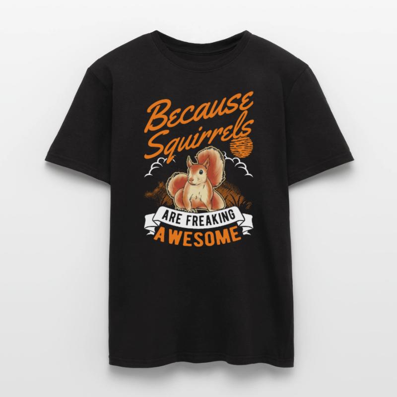 Squirrel Gift Squirrel Grey Squirrel Men’s T-shirt