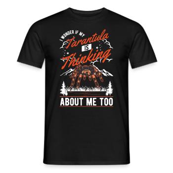 Tarantula Spider Tarantula - Men's T-Shirt - black - Front - AI Model Male 178 light (178cm)