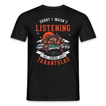 Tarentule cadeau araignée tarentule - T-shirt homme - noir - Devant - AI Model Male 178 light (178cm)
