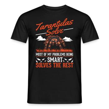 Tarantula Spider Tarantula - Men's T-Shirt - black - Front - AI Model Male 178 light (178cm)