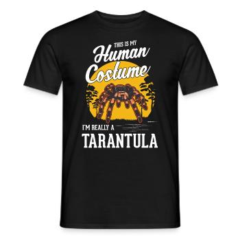 Tarentule Halloween Araignée Tarentule - T-shirt homme - noir - Devant - AI Model Male 178 light (178cm)