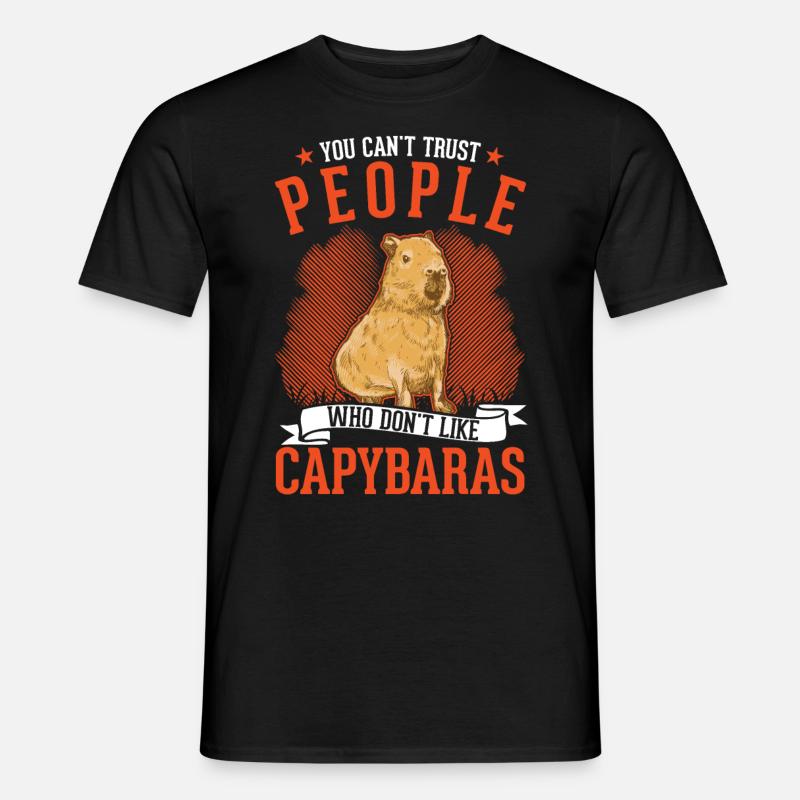 Capybara Cadeau Capybara Capibara - T-shirt homme - noir