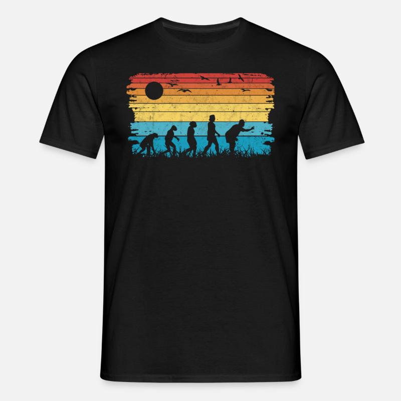 Boccia Evolution Boule Pétanque - T-shirt Homme - noir