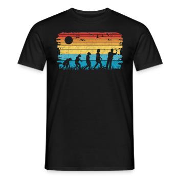 Dart Evolution Darter Dartpfeile - Männer T-Shirt - Schwarz - Vorne - AI Model Male 178 light (178cm)