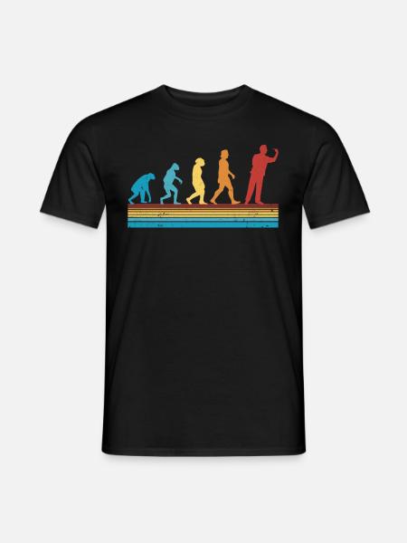Dart Evolution Darter Dartpfeile - Männer T-Shirt - Schwarz