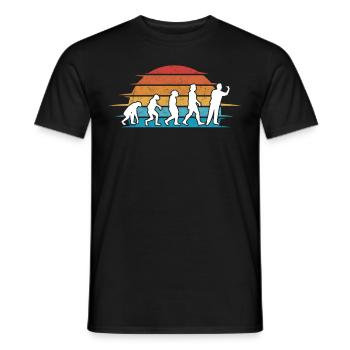 Dart Evolution Darter Dartpfeile - Männer T-Shirt - Schwarz - Vorne - AI Model Male 178 light (178cm)
