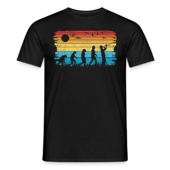 Trombone Evolution Trombone Joueur Tromboniste - T-shirt homme - noir - Devant - AI Model Male 178 light (178cm)