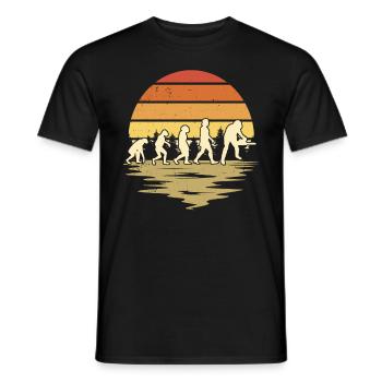 Tree Cutter Evolution Axe Forester Forester - Men's T-Shirt - black - Front - AI Model Male 178 light (178cm)