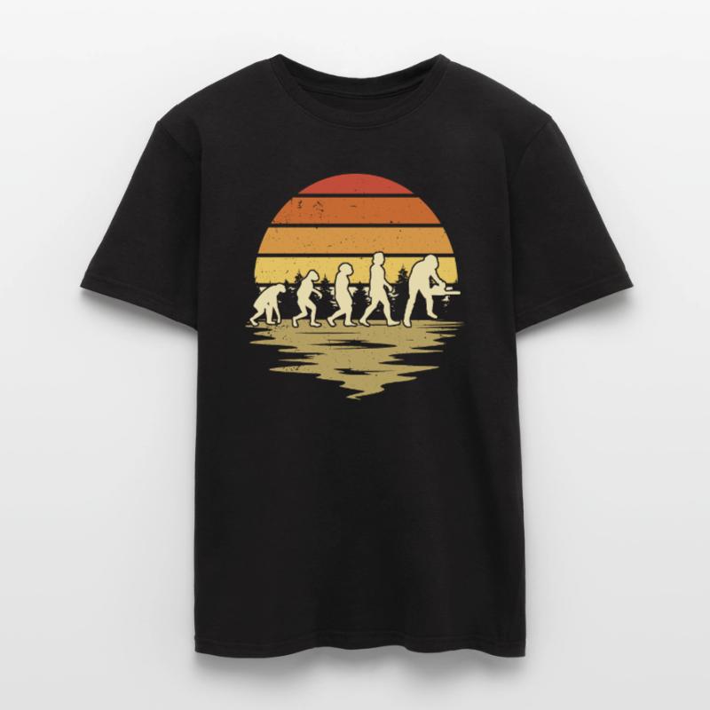 Tree Cutter Evolution Axe Forester Forester Men’s T-shirt