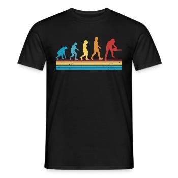 Tree Cutter Evolution Axe Forester Forester - Men's T-Shirt - black - Front - AI Model Male 178 light (178cm)