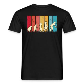 Pickleball Evolution Pickleball Players - Men's T-Shirt - black - Front - AI Model Male 178 light (178cm)