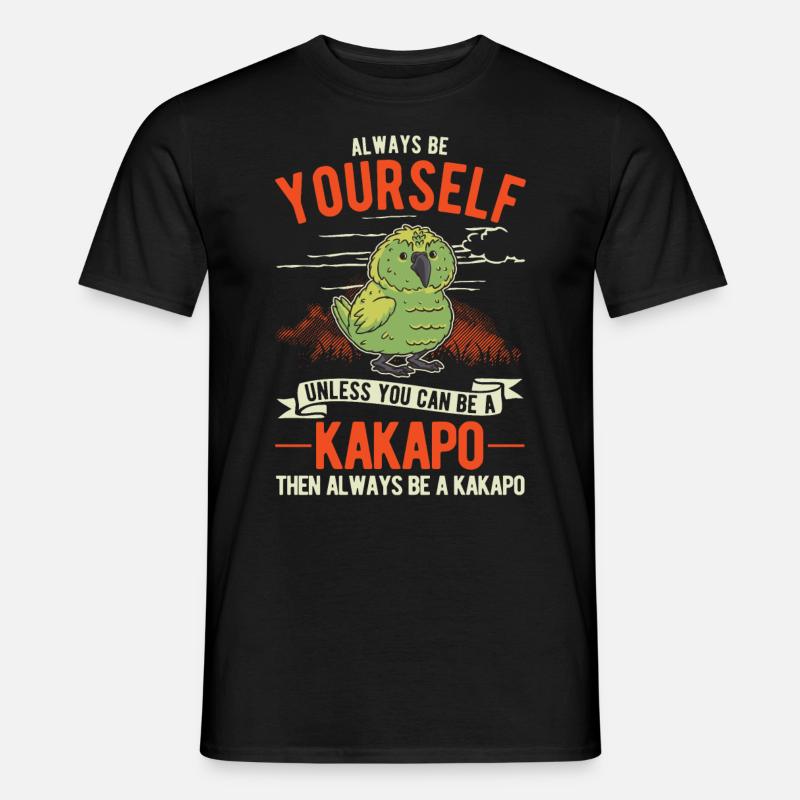 Always be yourself Kakapo - Men’s T-shirt - black