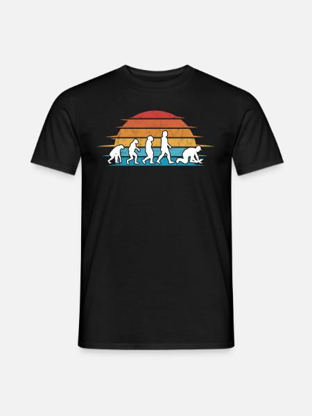 Carreleur Evolution Retro - T-shirt homme - noir