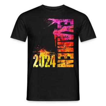 Examen 2024 - Männer T-Shirt - Schwarz - Vorne - AI Model Male 178 light (178cm)