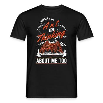 Ameisen Ameisenfarm Ameisenhaufen Feuerameisen - Männer T-Shirt - Schwarz - Vorne - AI Model Male 178 light (178cm)