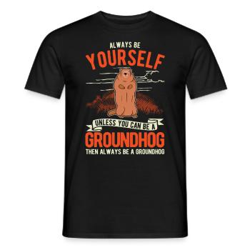 Marmotte marmotte marmotte - T-shirt homme - noir - Devant - AI Model Male 178 light (178cm)