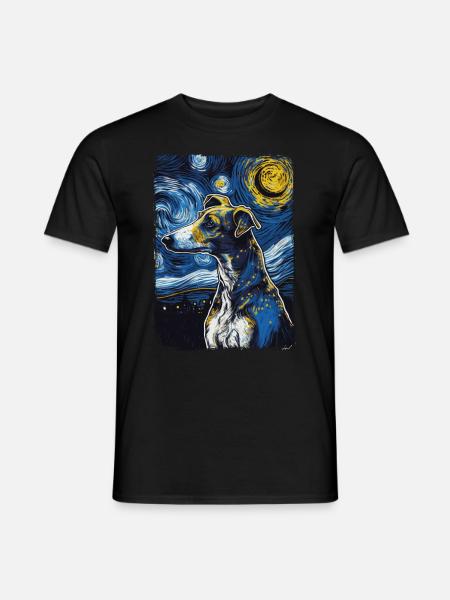 Galgo Español Nuit étoilée - T-shirt homme - noir