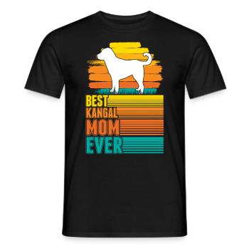 Meilleur chien de berger d’Anatolie de tous les temps - T-shirt homme - noir - Devant - AI Model Male 178 light (178cm)