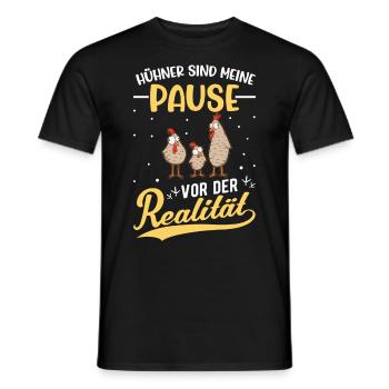 Poulet cadeau Poulet fermier Poulet - T-shirt homme - noir - Devant - AI Model Male 178 light (178cm)